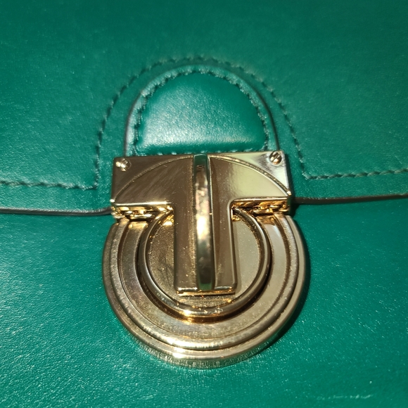 -Green Tory Burch purse vintage and gorgeous - Picture 7 of 10